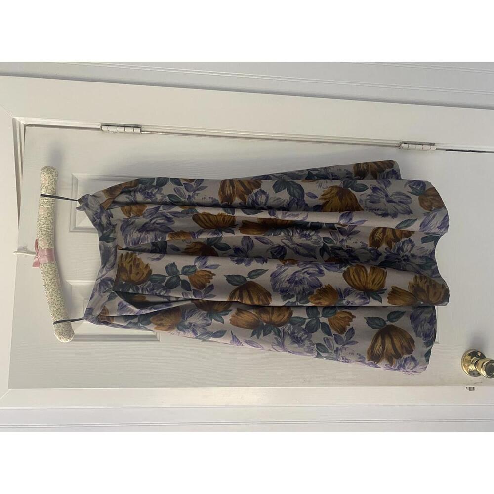 Floral Midi Gathered Skirt - Chemical Girl - Size Large